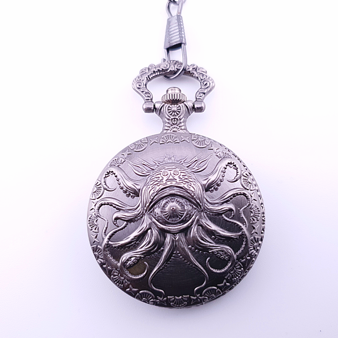 Arcane Overseer | Pocket Watch Case | Ancient Silver