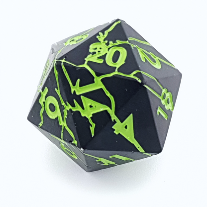 Shadowroot | Solid Metal Dice | 7 Piece Set