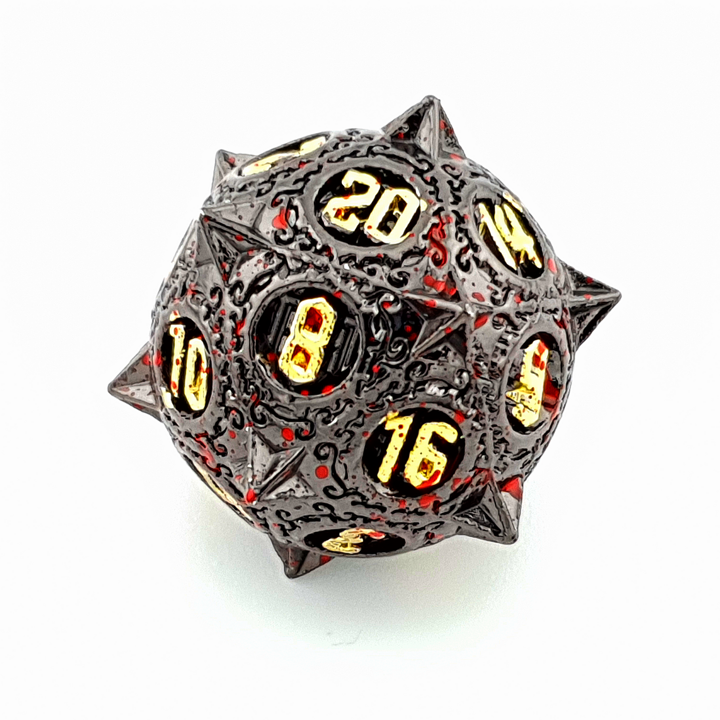 Mace of Malice | Solid Metal Dice | 7 Piece Set