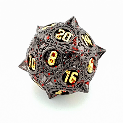 Mace of Malice | Solid Metal Dice | 7 Piece Set