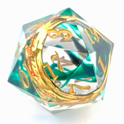 Ring of Envy | Sharp Edge Dice | 7 Piece Set