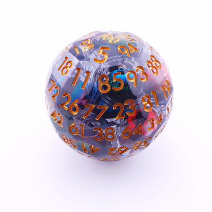 Orb of Chaos | 50mm D100 | Liquid Core | Single Dice