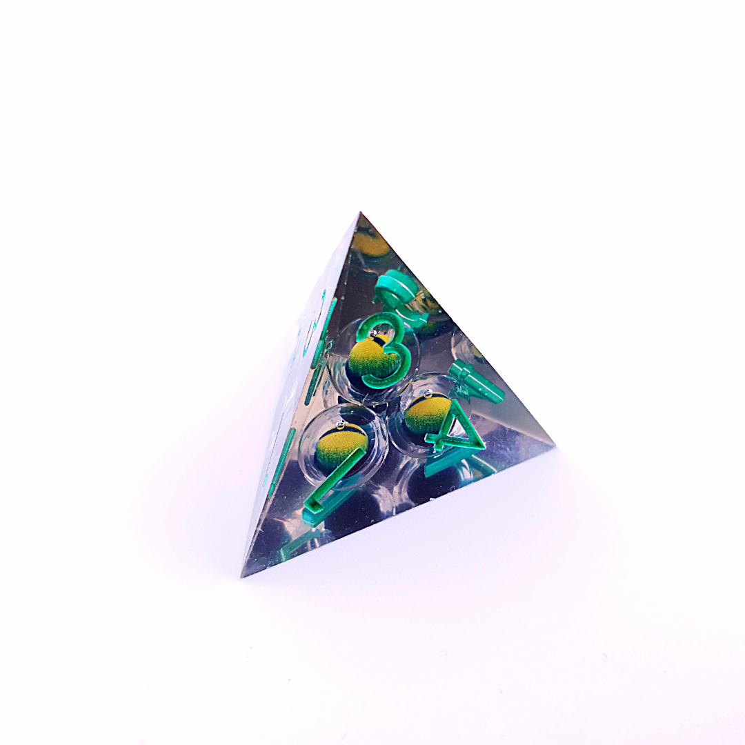 Eyes of Envy | 30mm D20 | Liquid Core Dice | Single Dice