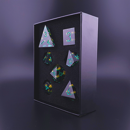 Eyes of Envy | 30mm D20 | Liquid Core Dice | Single Dice