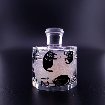 Elixir of Fortune – close-up view – liquid core DnD dice set