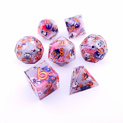 Deadpan Cabaret | Art Core Dice | 7 Piece Set