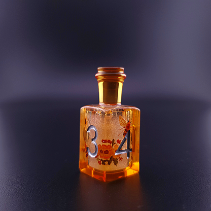 Elixir of Renewal | Potion Bottle Dice | Liquid Core | 7 Piece Dice Set