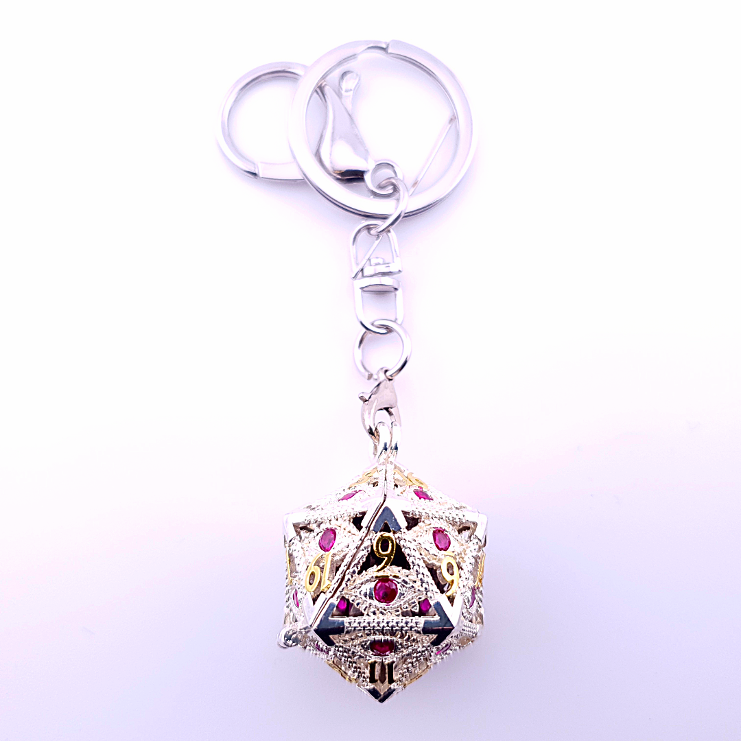 Vaultstone – mini DnD dice keyring – Tabletop Dominion (5)