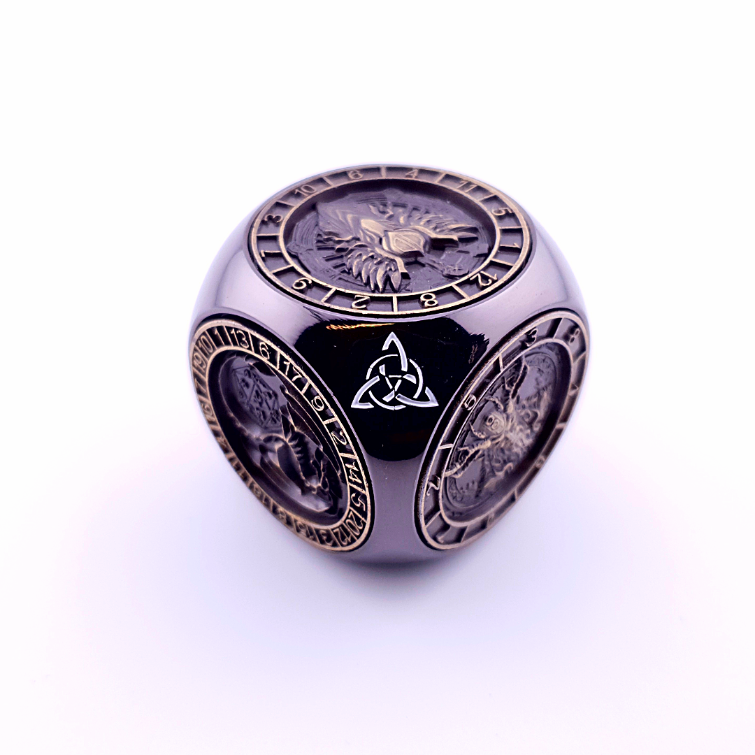 Talisman of Omens | Dice Spinner | Black