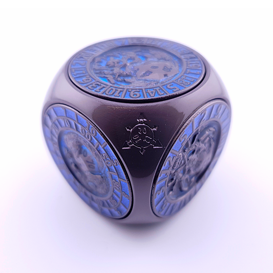 Talisman of Omens | Dice Spinner | Black Blue