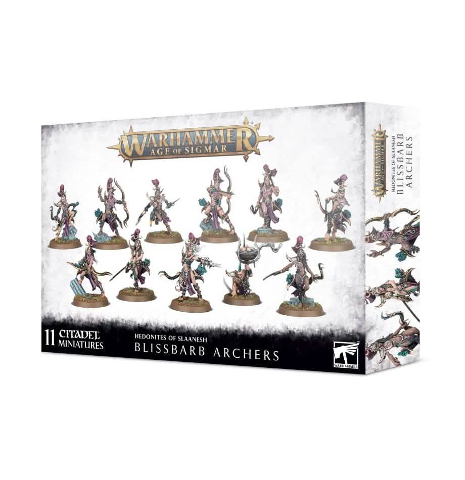 Hedonites Of Slaanesh: Blissbarb Archers – Warhammer miniature – Tabletop Dominion