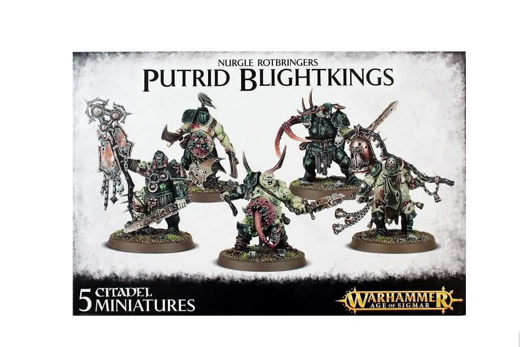 Maggotkin Of Nurgle: Putrid Blightkings – Warhammer miniature – Tabletop Dominion