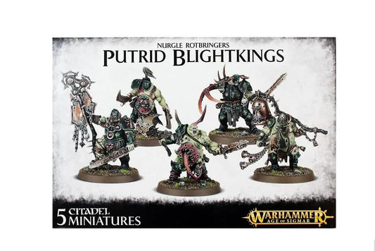 Maggotkin Of Nurgle: Putrid Blightkings – Warhammer miniature – Tabletop Dominion