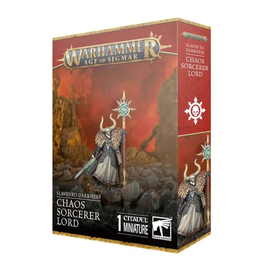 Slaves To Darkness: Chaos Sorcerer Lord – Warhammer miniature – Tabletop Dominion