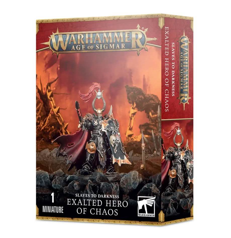 Slaves To Darkness Exalted Hero Of Chaos – Warhammer miniature – Tabletop Dominion