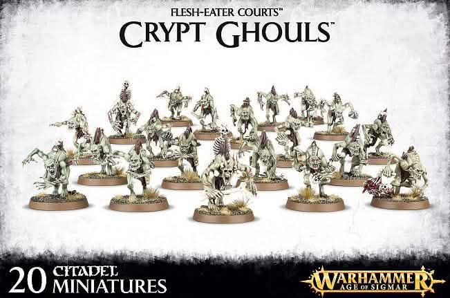 Flesh-Eater Courts: Crypt Ghouls – Warhammer miniature – Tabletop Dominion