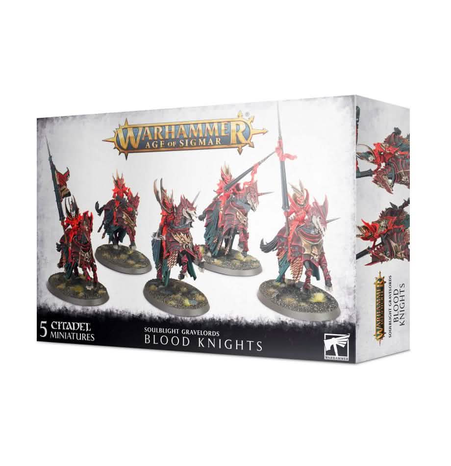 Soulblight Gravelords: Blood Knights – Warhammer miniature – Tabletop Dominion