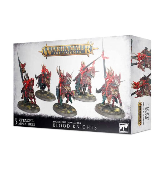 Soulblight Gravelords: Blood Knights – Warhammer miniature – Tabletop Dominion