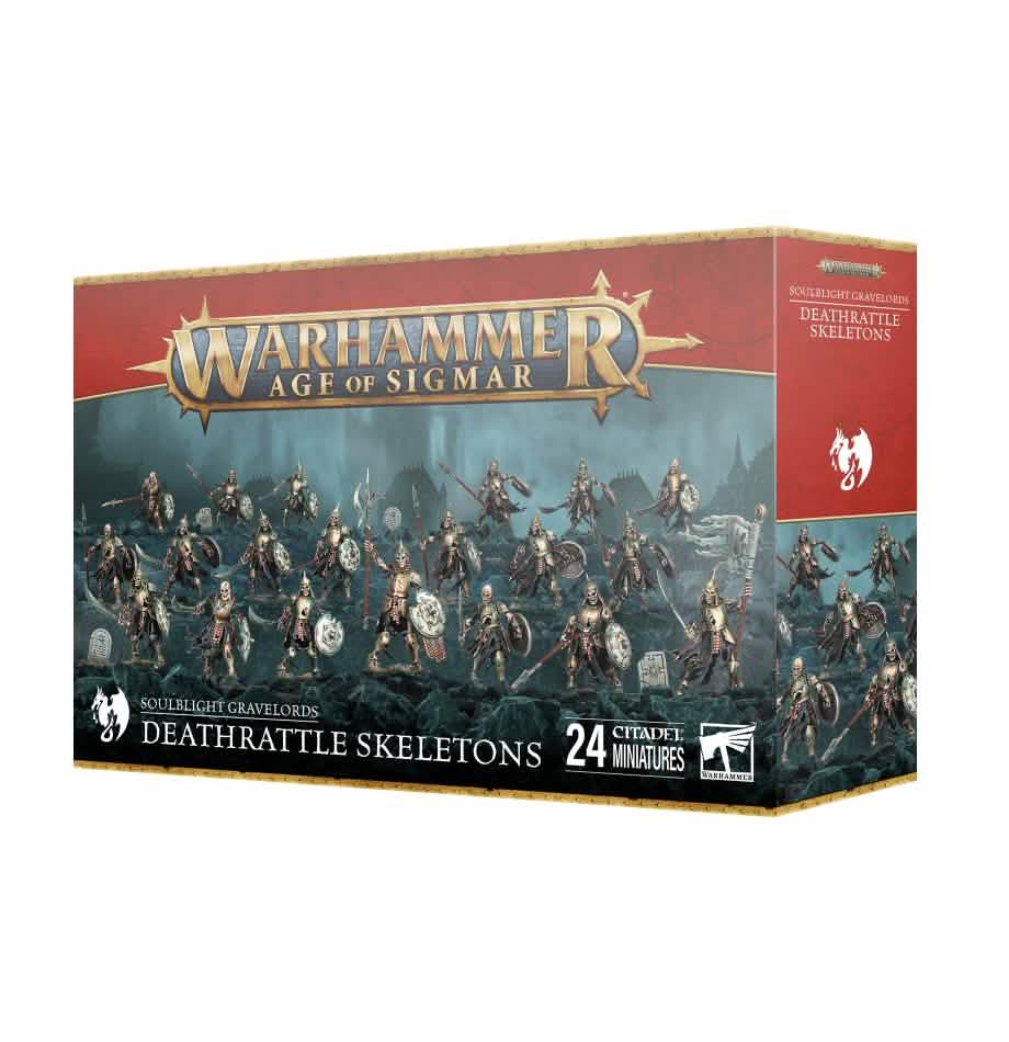 Sblight Gravelrds: Deathrattle Skeletons – Warhammer miniature – Tabletop Dominion