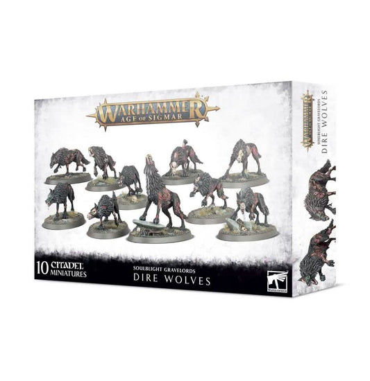 Soulblight Gravelords: Dire Wolves – Warhammer miniature – Tabletop Dominion