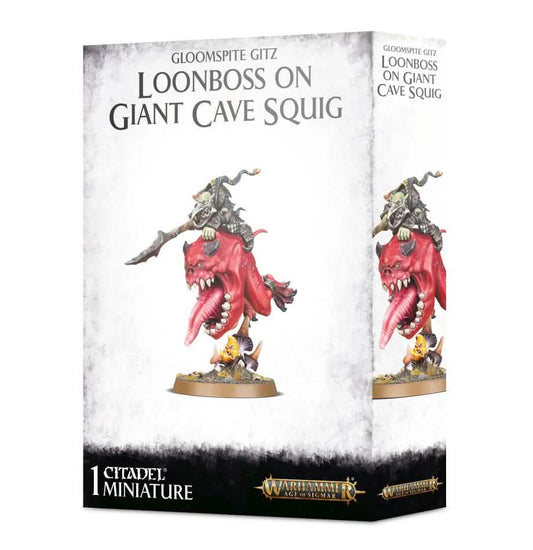 G/Gitz: Loonboss On Giant Cave Squig – Warhammer miniature – Tabletop Dominion