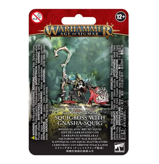 G/Gitz: Squigboss With Gnasha-Squig – Warhammer miniature – Tabletop Dominion