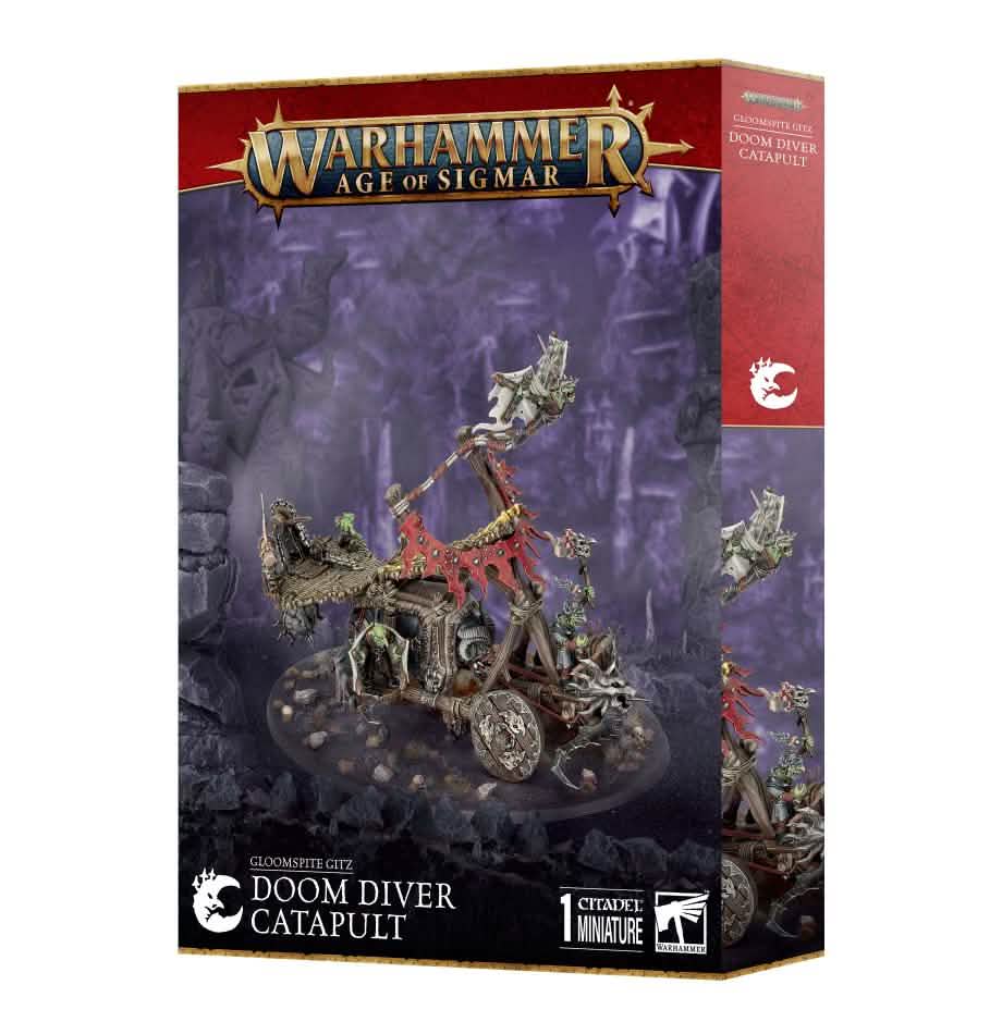 Gloomspite Gitz: Doom Diver Catapult – Warhammer miniature – Tabletop Dominion