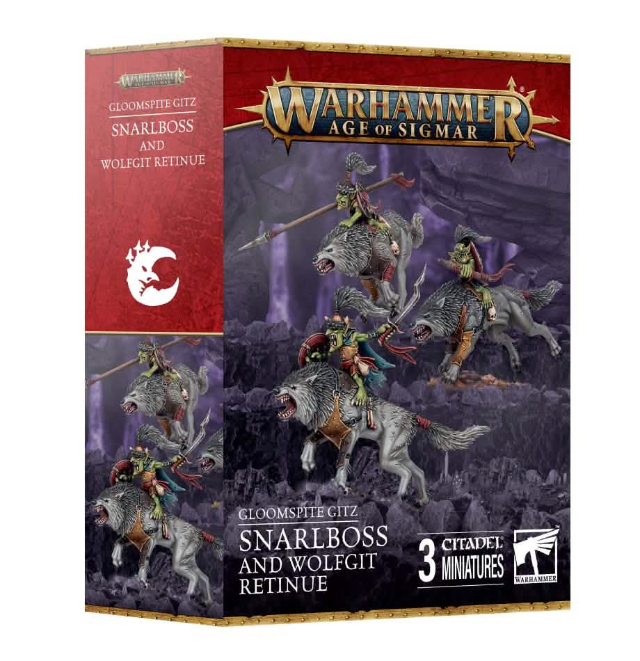 G/Gitz: Snarlboss & Wolfgit Retinue – Warhammer miniature – Tabletop Dominion