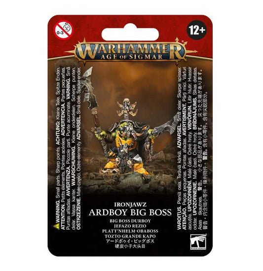 Orruk Warclans: Ardboy Big Boss – Warhammer miniature – Tabletop Dominion