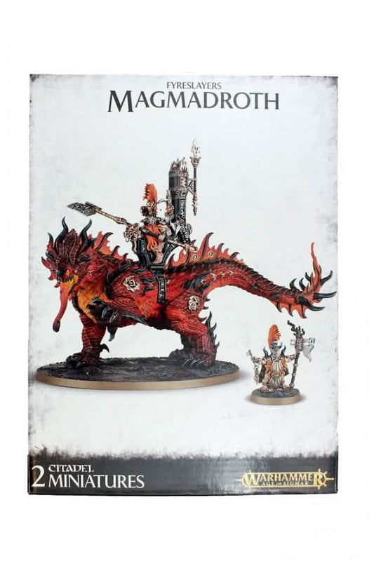 Fyreslayers: Auric Runefather/Magmadroth – Warhammer miniature – Tabletop Dominion