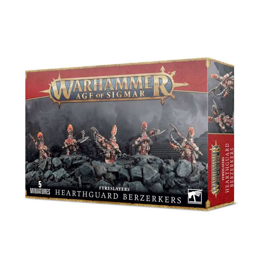 Fyreslayers: Hearthguard Berzerkers – Warhammer miniature – Tabletop Dominion