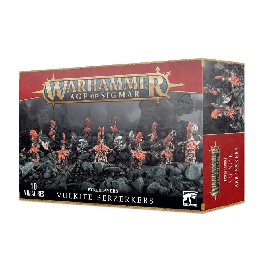 Fyreslayers: Vulkite Berzerkers – Warhammer miniature – Tabletop Dominion