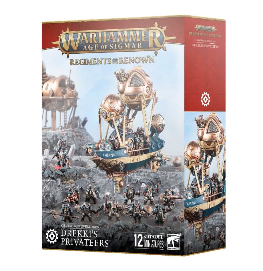 Kharadron Overlords: Drekki'S Privateers – Warhammer miniature – Tabletop Dominion