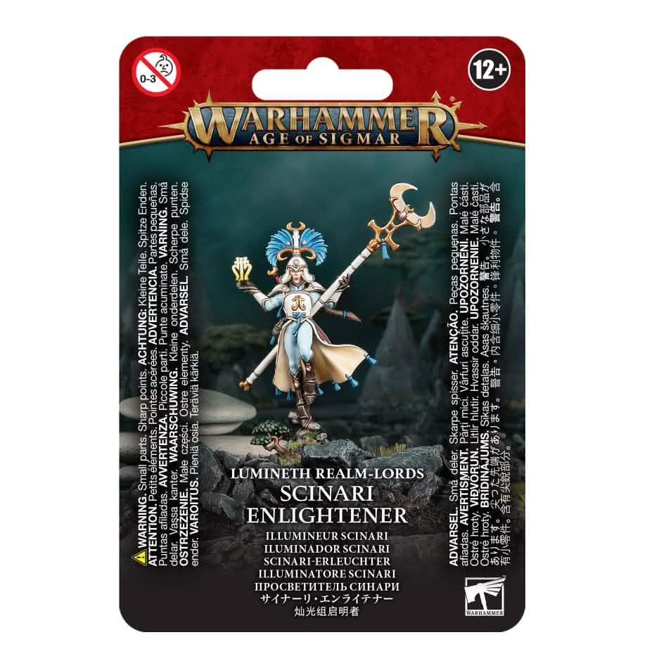 Lumineth: Scinari Enlightener – Warhammer miniature – Tabletop Dominion