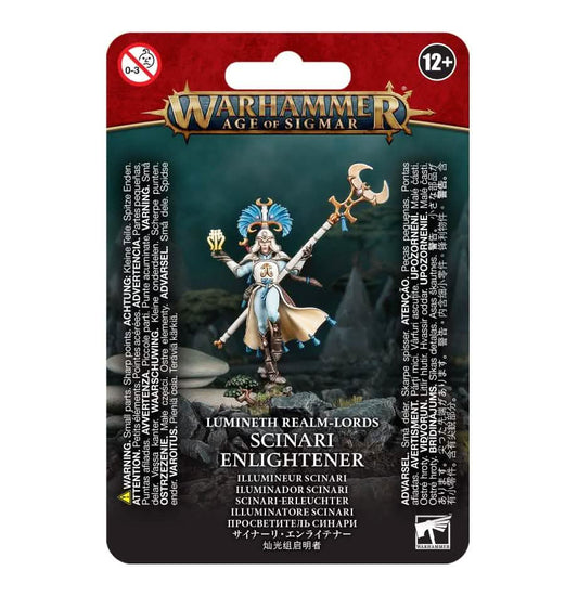 Lumineth: Scinari Enlightener – Warhammer miniature – Tabletop Dominion