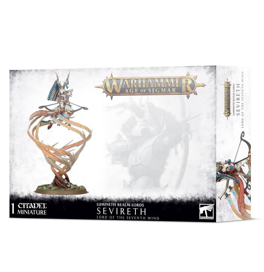 Lumineth: Sevireth Lord Of Seven Winds – Warhammer miniature – Tabletop Dominion
