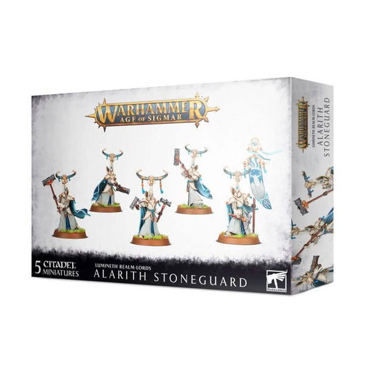 Lumineth Realm-Lords: Alarith Stoneguard – Warhammer miniature – Tabletop Dominion