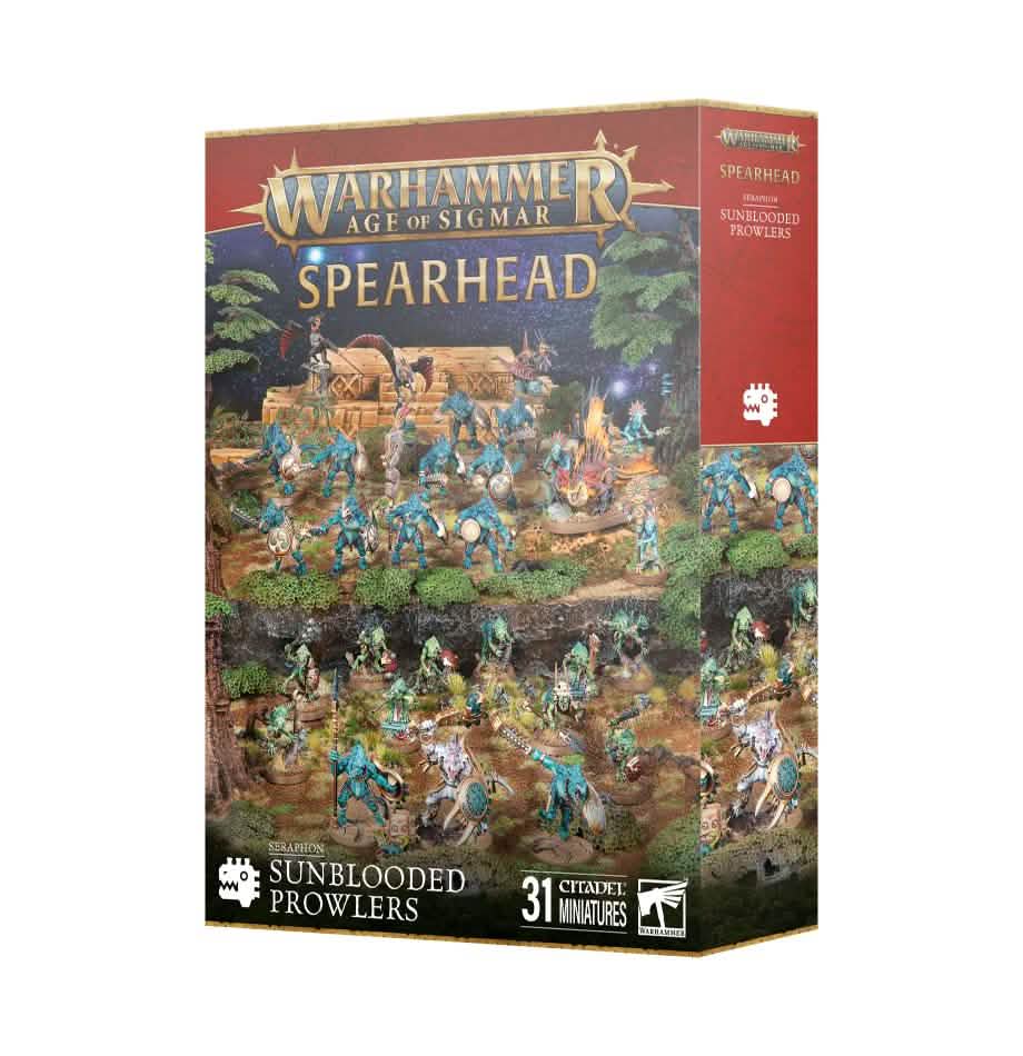 Spearhead: Seraphon Sunblooded Prowlers – Warhammer miniature – Tabletop Dominion