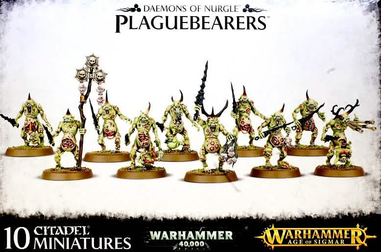 Maggotkin Of Nurgle: Plaguebearers – Warhammer miniature – Tabletop Dominion