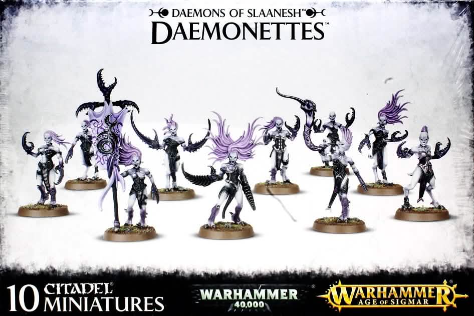 Hedonites Of Slaanesh: Daemonettes – Warhammer miniature – Tabletop Dominion