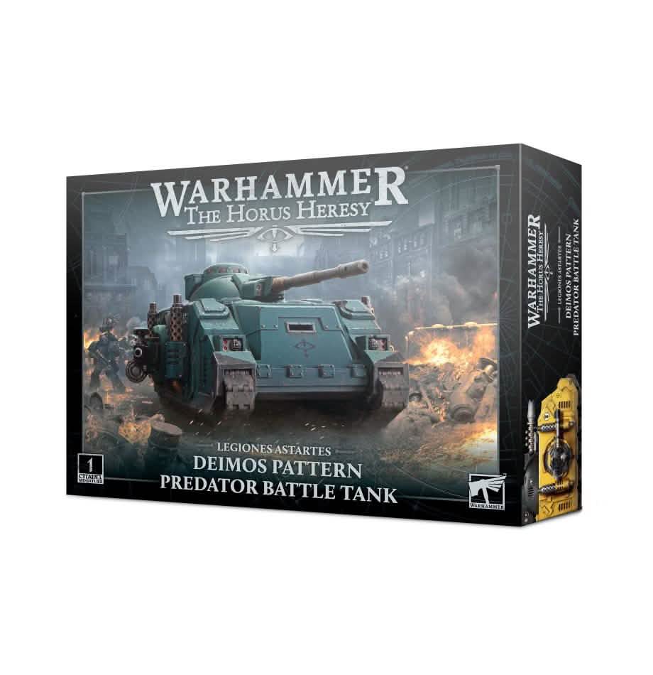 Legiones Astartes: Predator Battle Tank – Warhammer miniature – Tabletop Dominion
