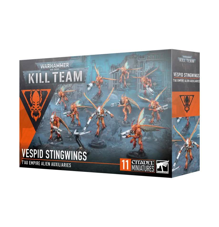 Kill Team: T'Au Empire Vespid Stingwings – Warhammer miniature – Tabletop Dominion