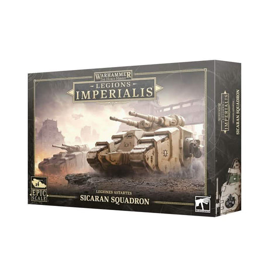 Legions Imperialis: Sicaran Squadron – Warhammer miniature – Tabletop Dominion