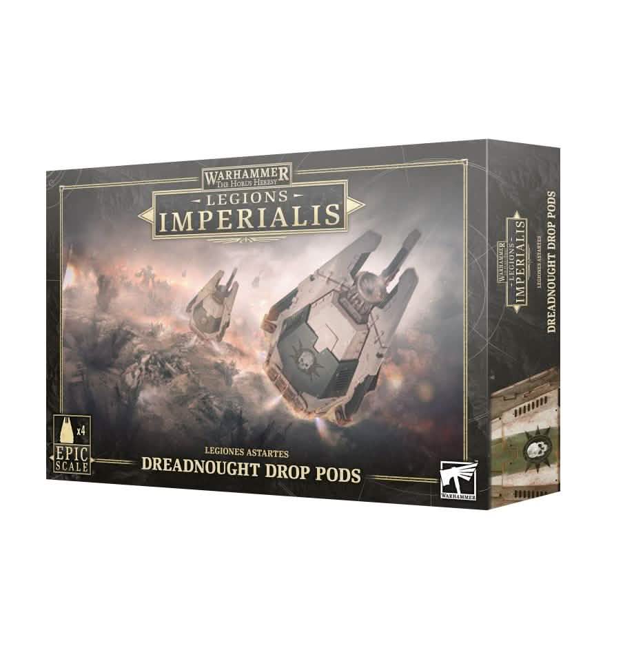 Legions Imperialis: Dreadnought Drop Pods – Warhammer miniature – Tabletop Dominion