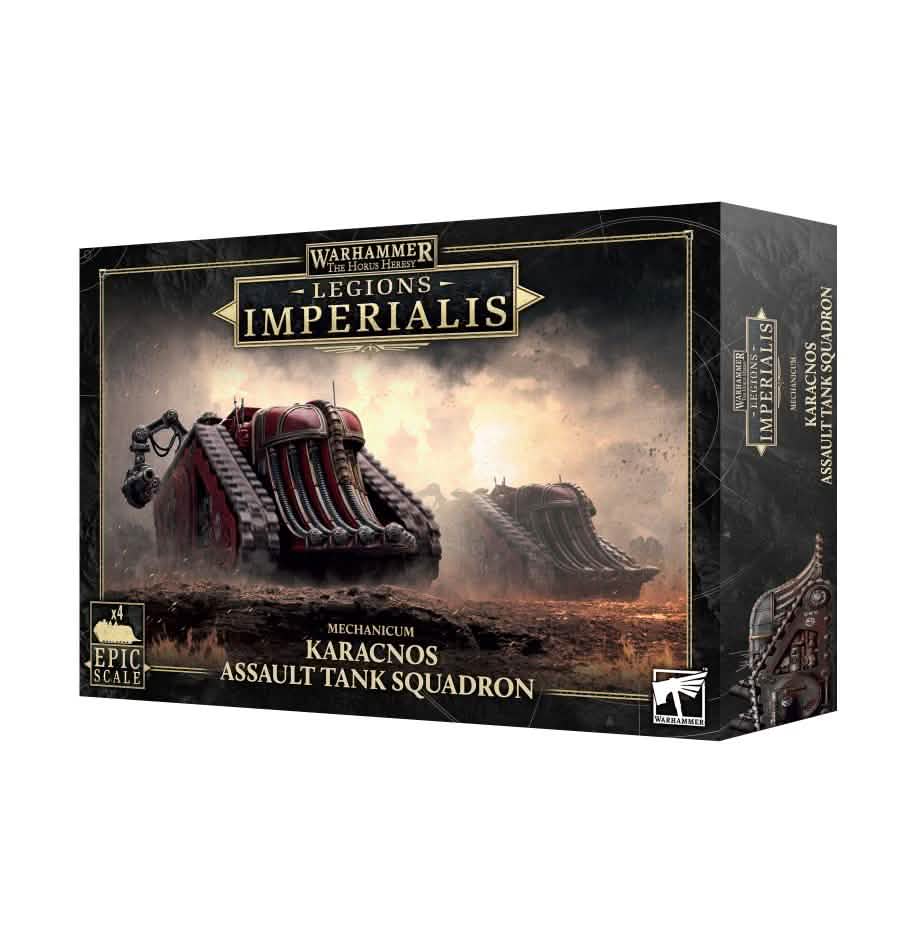 L/I: Mechanicum Karacnos Assault Tank Sq – Warhammer miniature – Tabletop Dominion