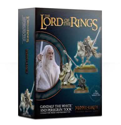 Gandalf The White & Peregrin Took – Warhammer miniature – Tabletop Dominion