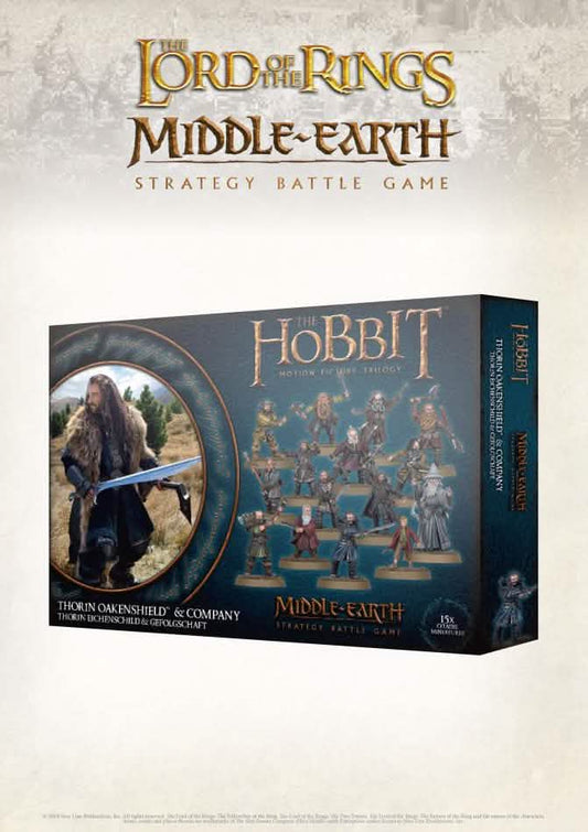 Thorin Oakenshield & Company – Warhammer miniature – Tabletop Dominion
