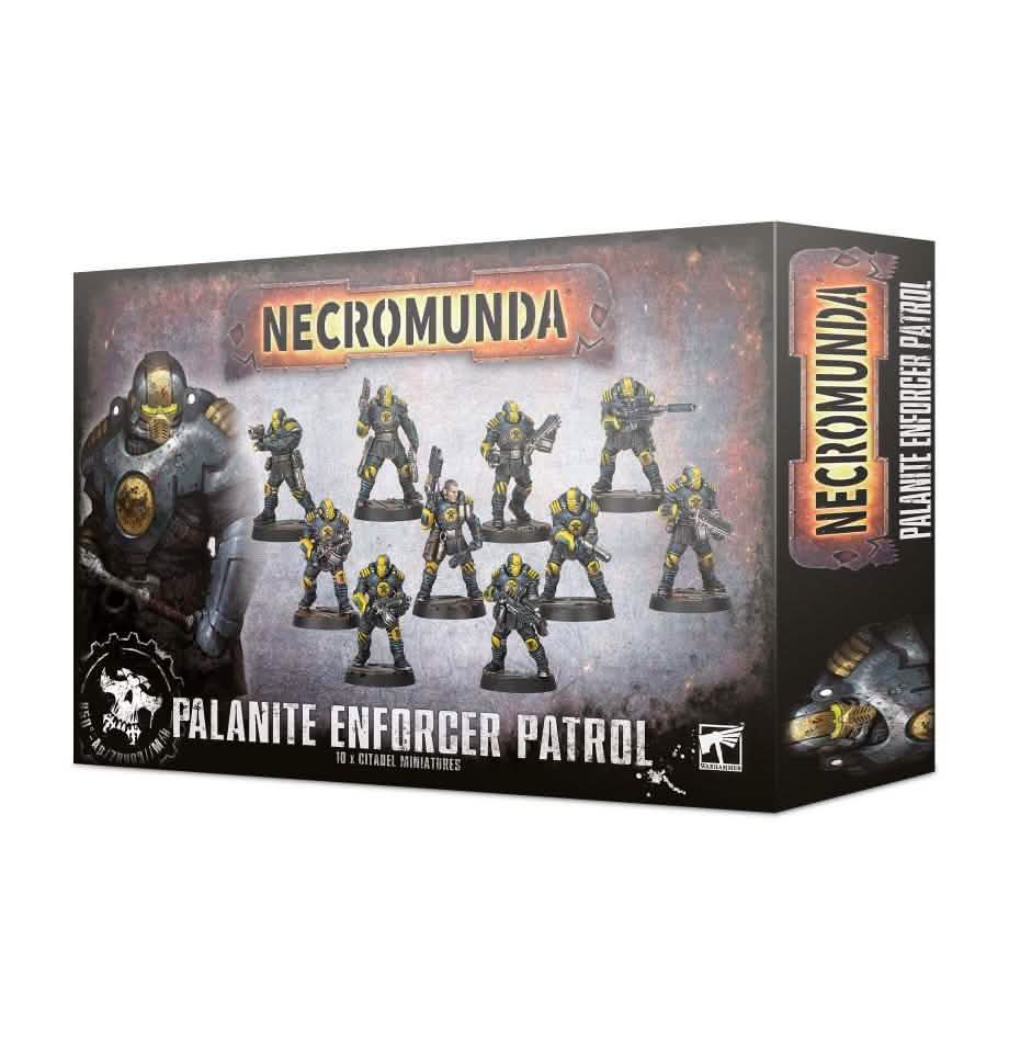 Necromunda: Palanite Enforcer Patrol – Warhammer miniature – Tabletop Dominion
