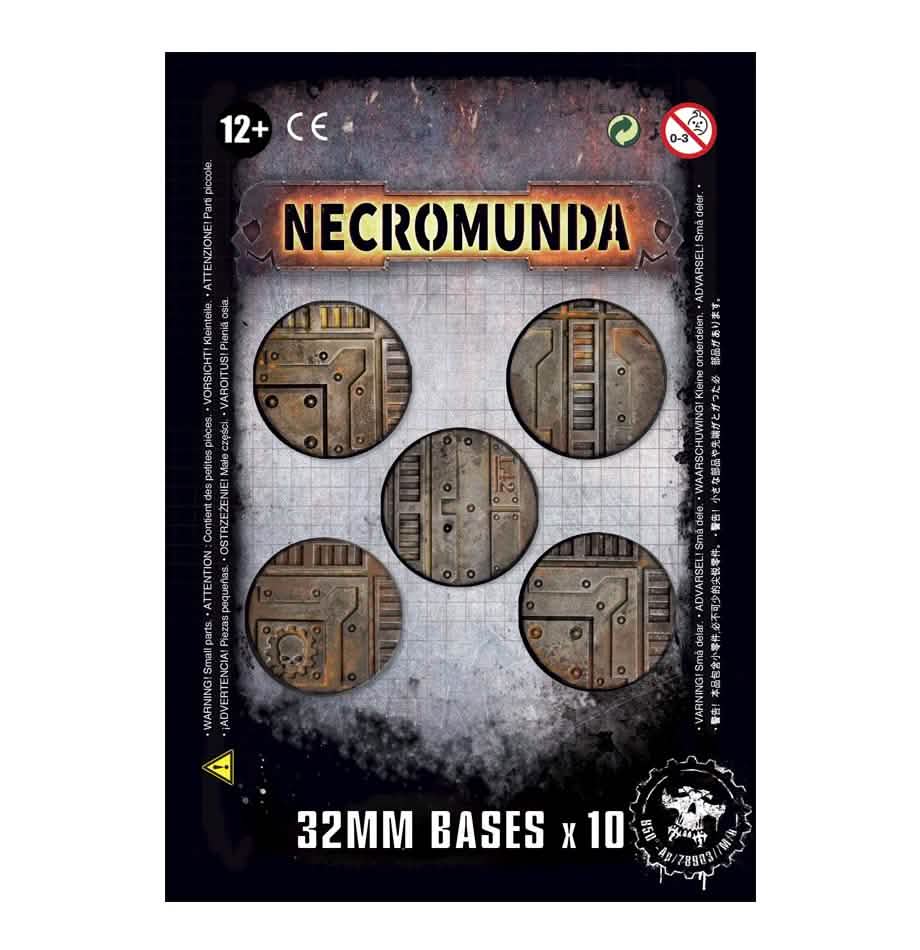 Necromunda 32Mm Bases (X10) – Warhammer miniature – Tabletop Dominion