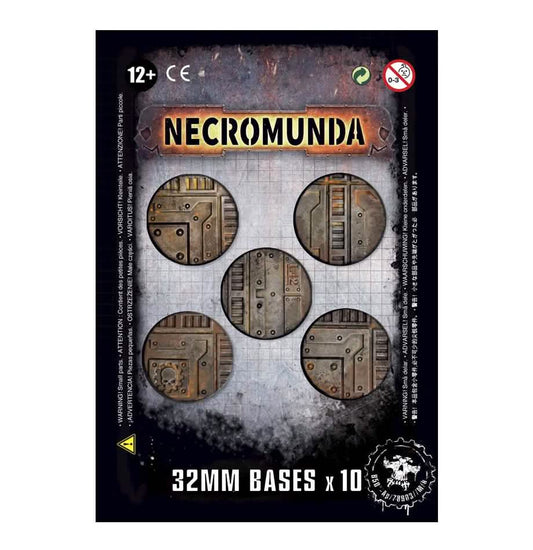 Necromunda 32Mm Bases (X10) – Warhammer miniature – Tabletop Dominion